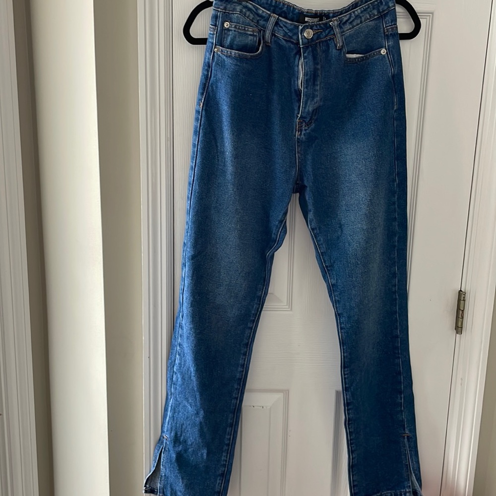 Missguided high rise slim straight size 27